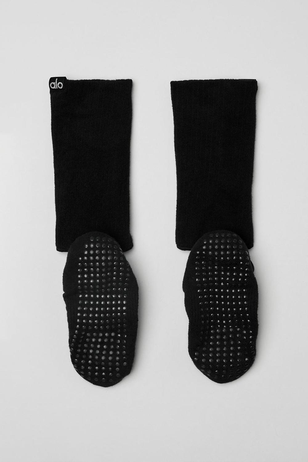 Calcetines Alo Yoga Strappy Siren Grip Mujer Negros | Mexico  OKG-318904