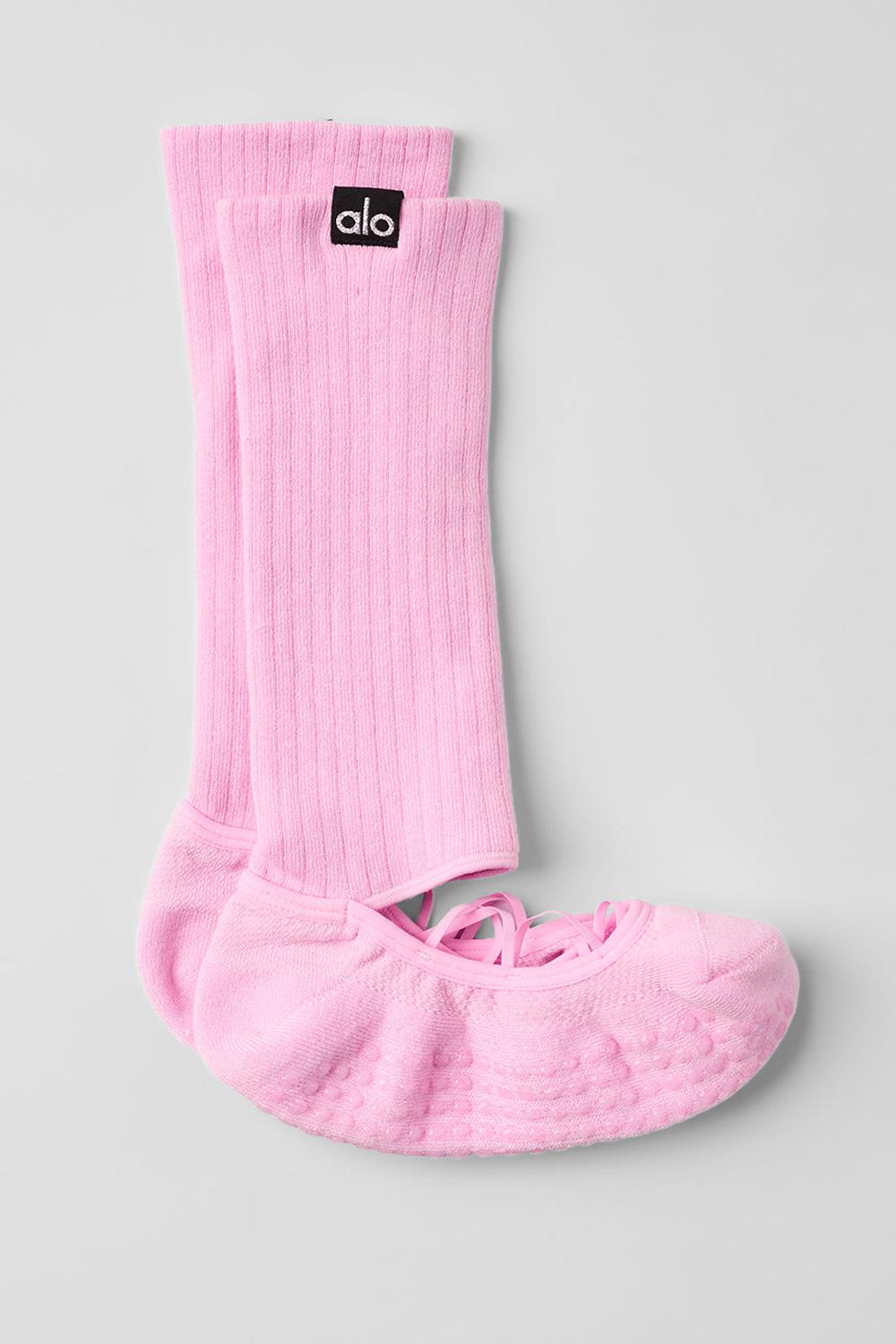 Calcetines Alo Yoga Strappy Siren Grip Mujer Rosas | Mexico  LZN-567341