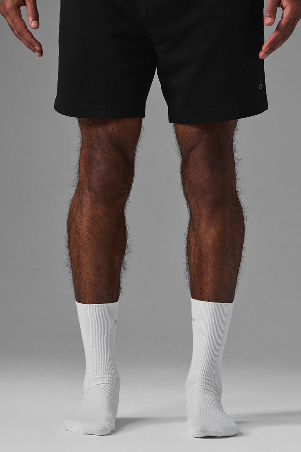 Calcetines Alo Yoga Unisex Half-Crew Understated Mujer Blancos | Mexico  DMH-673042