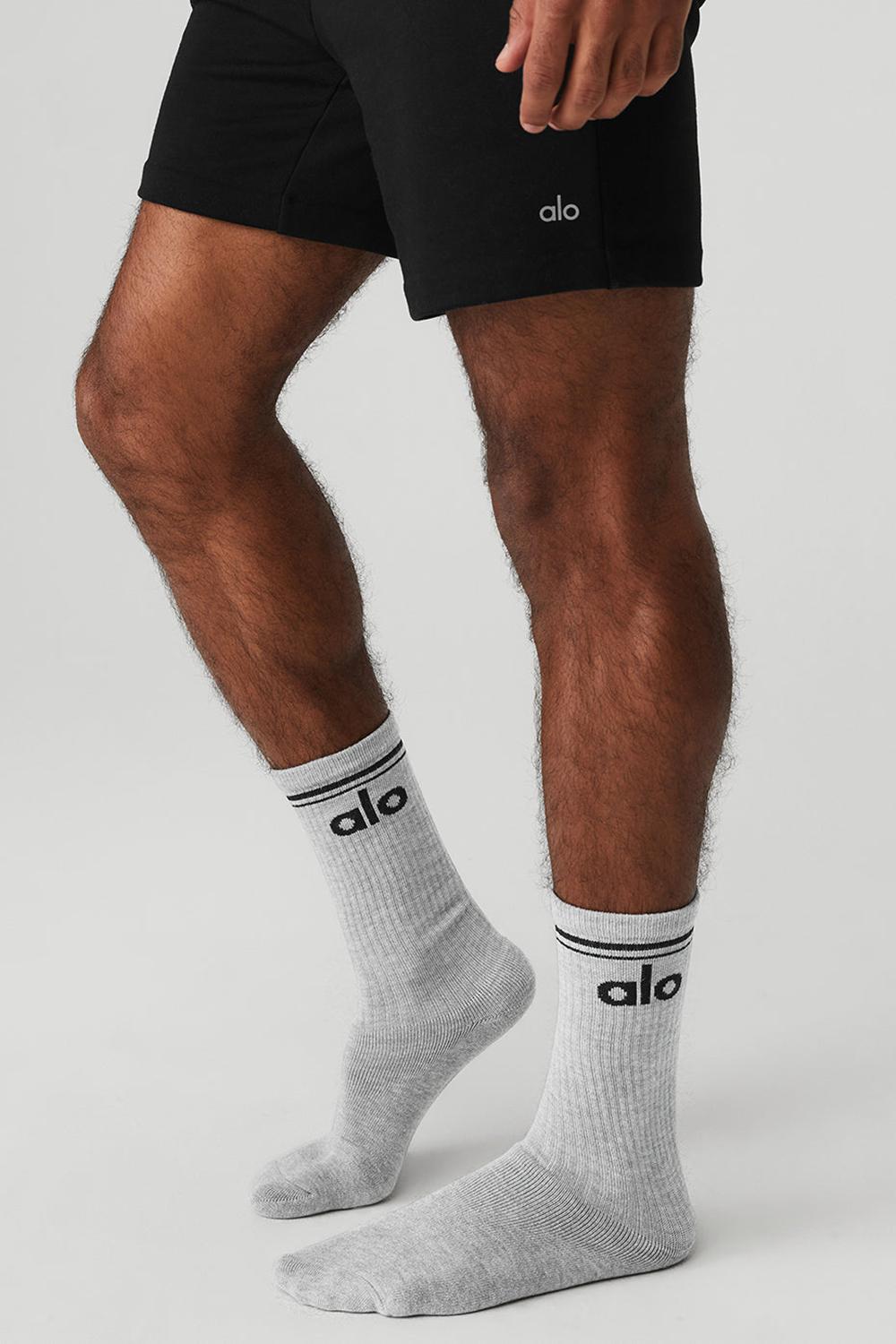 Calcetines Alo Yoga Unisex Throwback Mujer Grises Negros | Mexico  GNB-751986