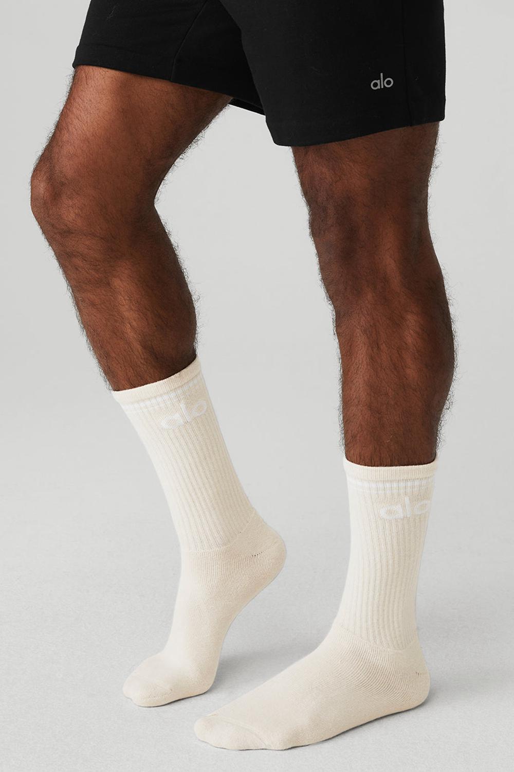 Calcetines Alo Yoga Unisex Throwback Mujer Blancos | Mexico  XWH-174329