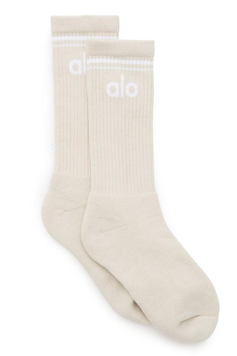 Calcetines Alo Yoga Unisex Throwback Mujer Blancos | Mexico  XWH-174329