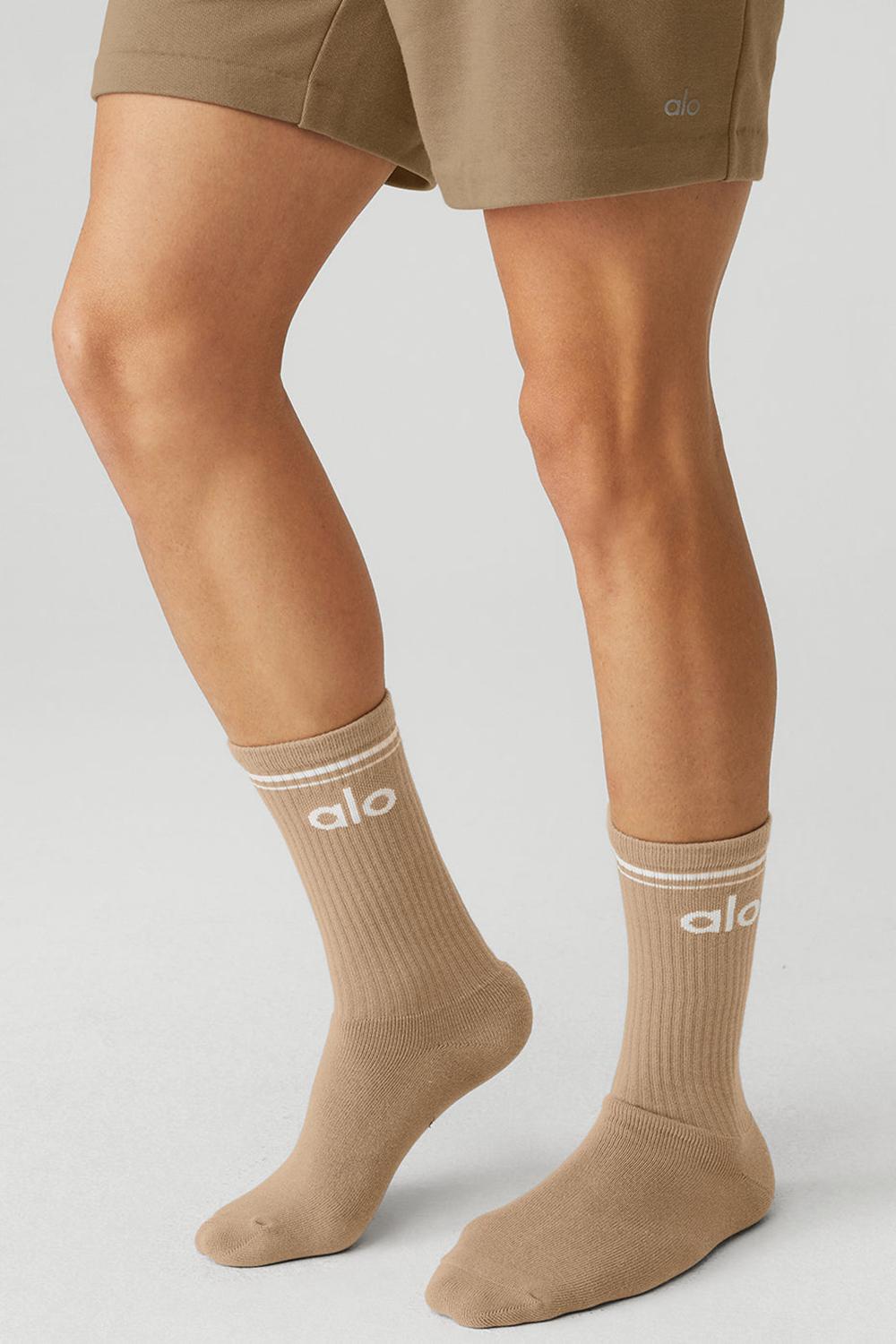 Calcetines Alo Yoga Unisex Throwback Mujer Blancos | Mexico  ZVR-503712