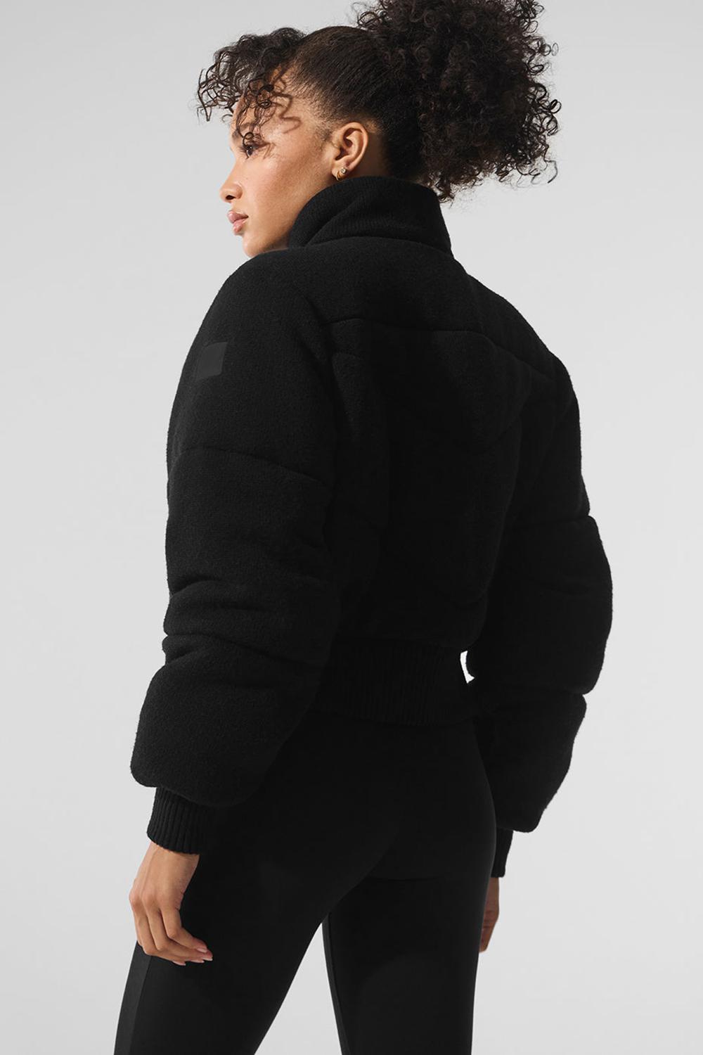 Chamarra Puffer Alo Yoga Darling Sweater Mujer Negros | Mexico  ZGN-129378