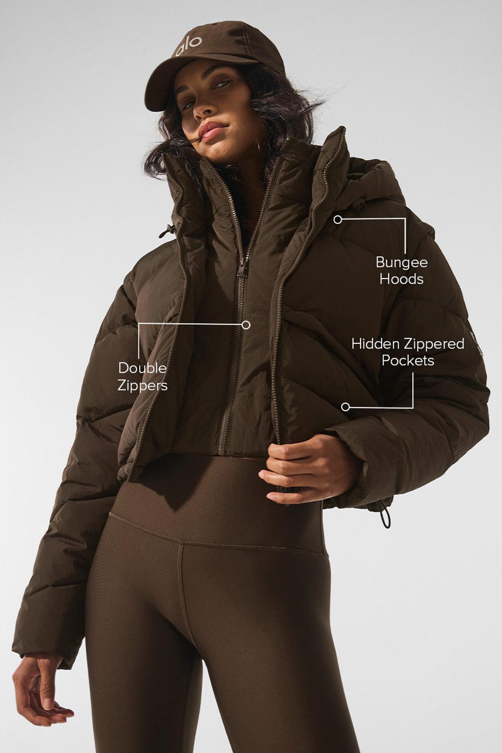 Chamarra Puffer Alo Yoga Glacier Mujer Espresso | Mexico  AUE-562481