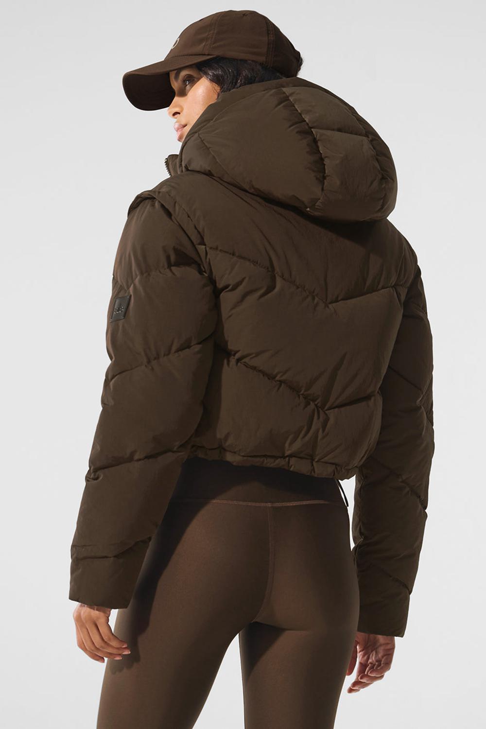 Chamarra Puffer Alo Yoga Glacier Mujer Espresso | Mexico  AUE-562481