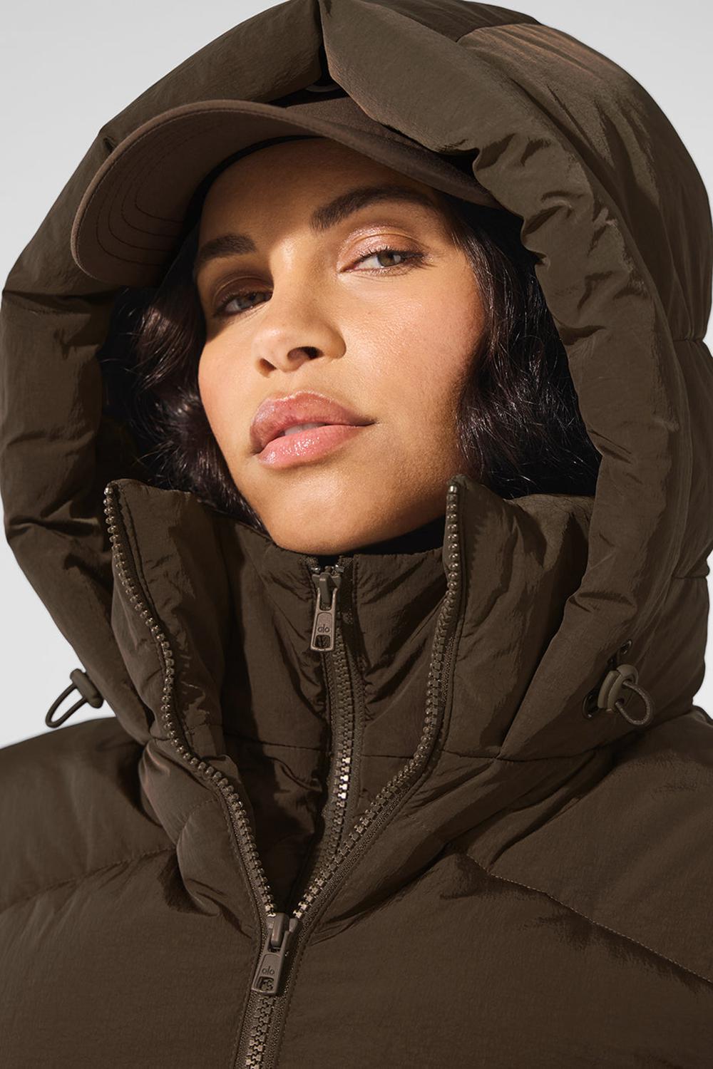 Chamarra Puffer Alo Yoga Glacier Mujer Espresso | Mexico  AUE-562481