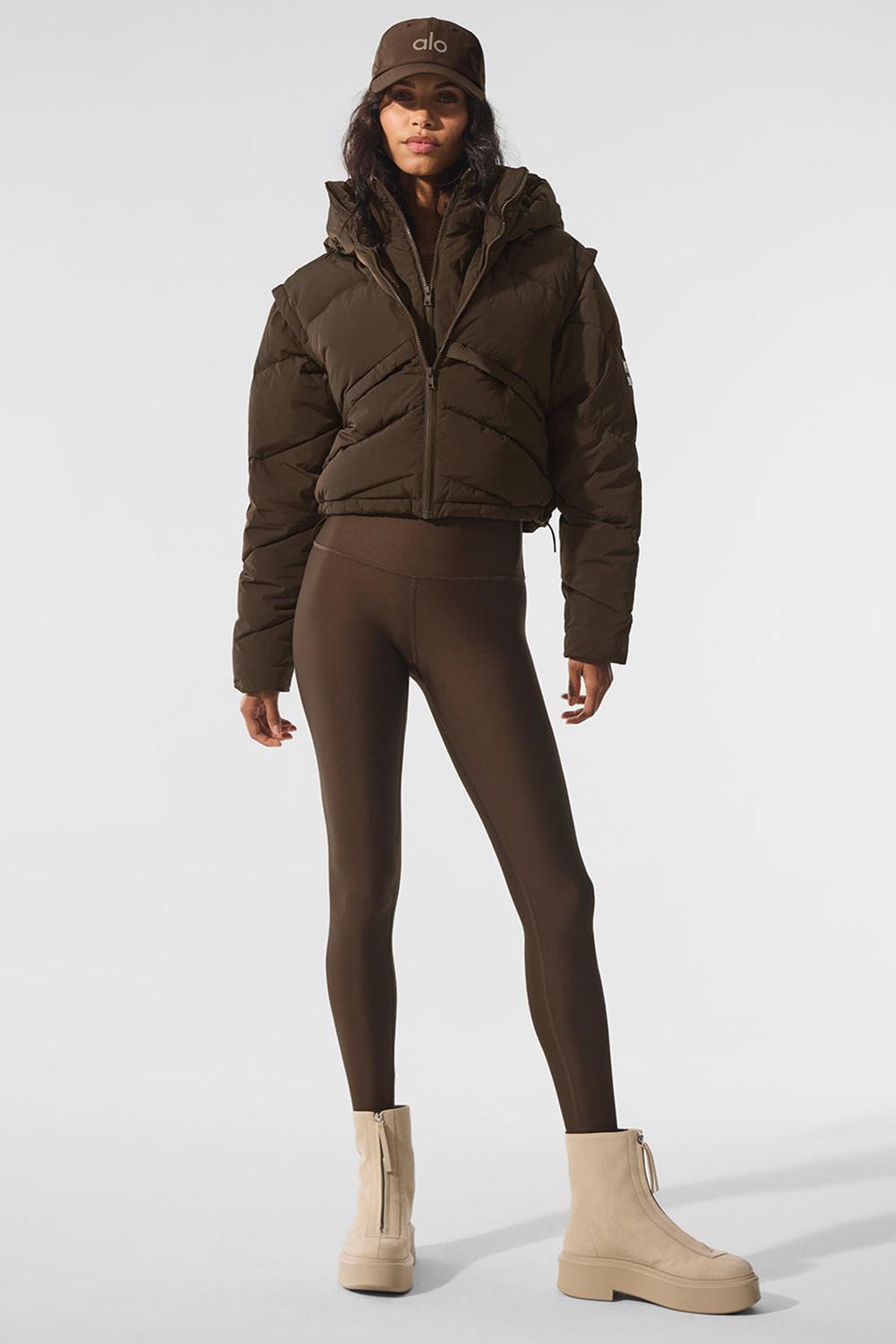 Chamarra Puffer Alo Yoga Glacier Mujer Espresso | Mexico  AUE-562481