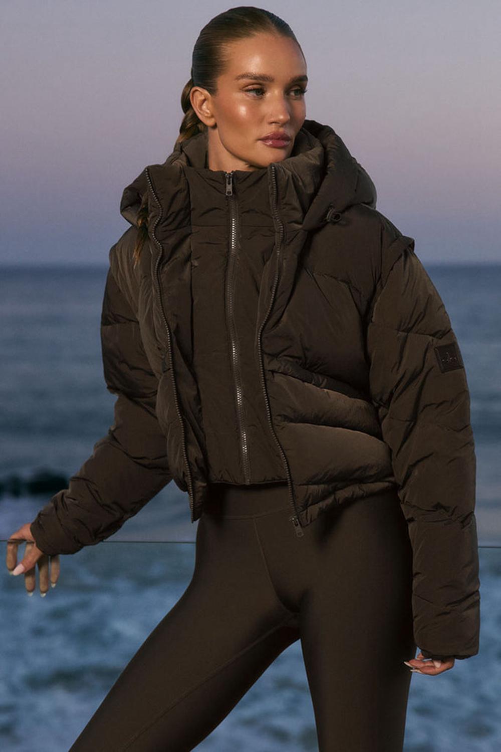 Chamarra Puffer Alo Yoga Glacier Mujer Espresso | Mexico  AUE-562481