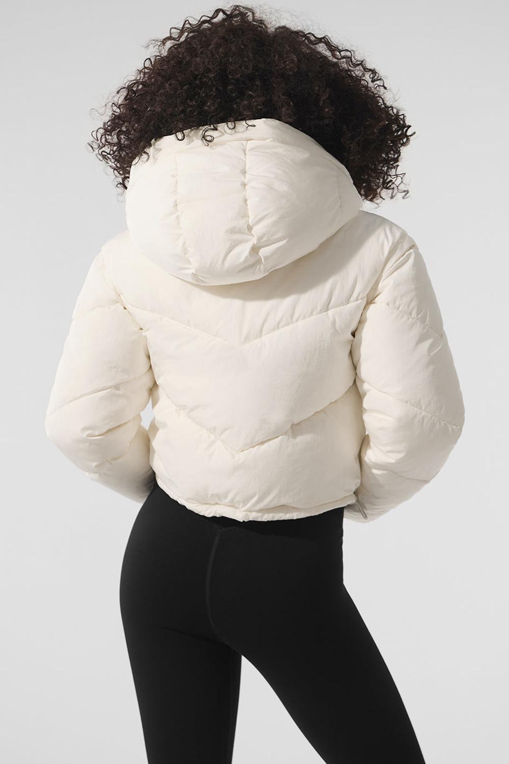 Chamarra Puffer Alo Yoga Glacier Mujer Ivory | Mexico  JMS-680479