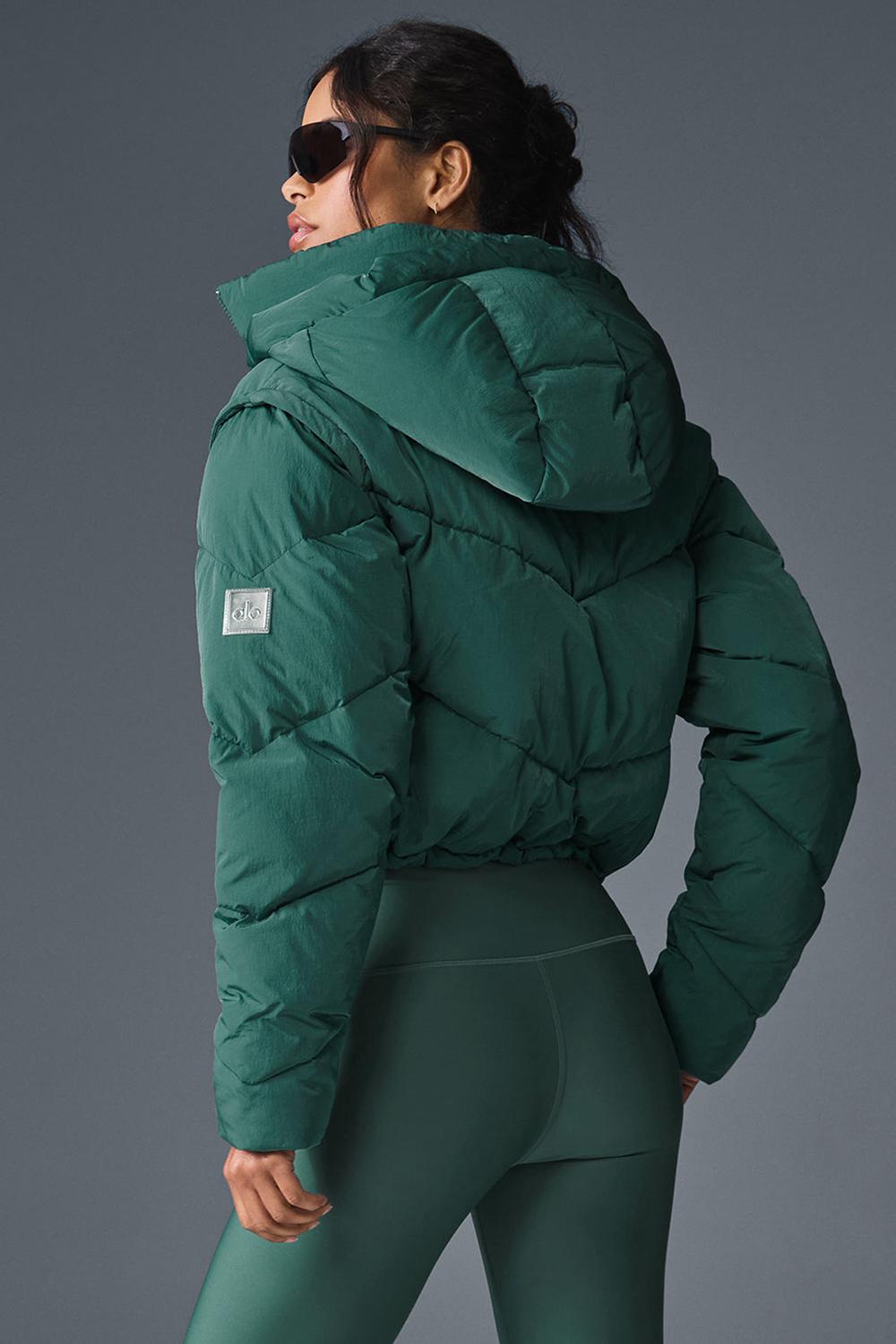Chamarra Puffer Alo Yoga Glacier Mujer Winter Ivy | Mexico  EJI-235790