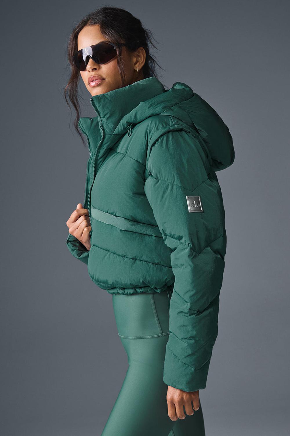 Chamarra Puffer Alo Yoga Glacier Mujer Winter Ivy | Mexico  EJI-235790