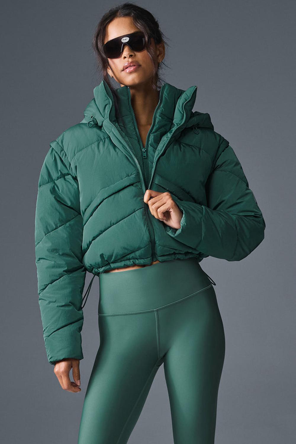 Chamarra Puffer Alo Yoga Glacier Mujer Winter Ivy | Mexico  EJI-235790