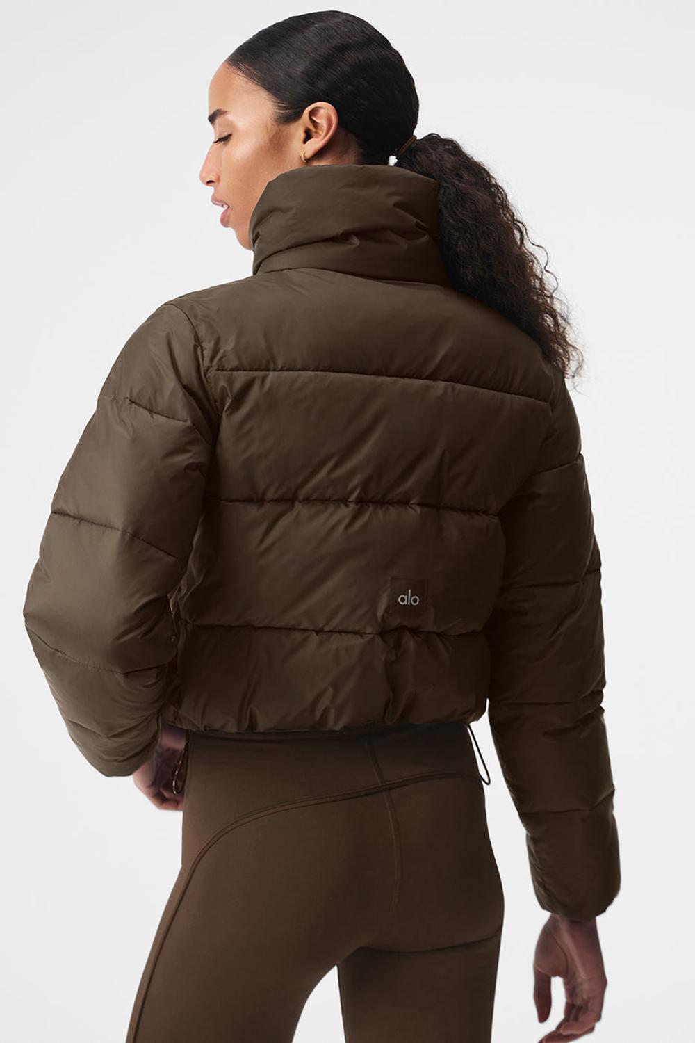 Chamarra Puffer Alo Yoga Gold Rush Mujer Espresso | Mexico  KSZ-268715