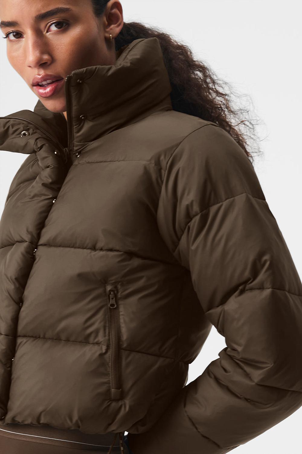 Chamarra Puffer Alo Yoga Gold Rush Mujer Espresso | Mexico  KSZ-268715