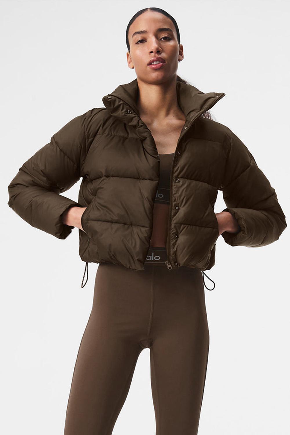 Chamarra Puffer Alo Yoga Gold Rush Mujer Espresso | Mexico  KSZ-268715