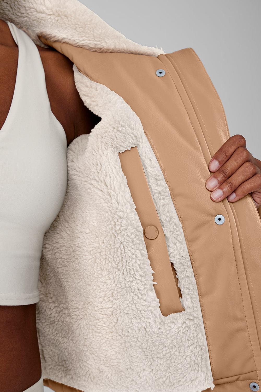 Chamarra Puffer Alo Yoga Orion Cropped Mujer Toasted Almond | Mexico  SGZ-873065