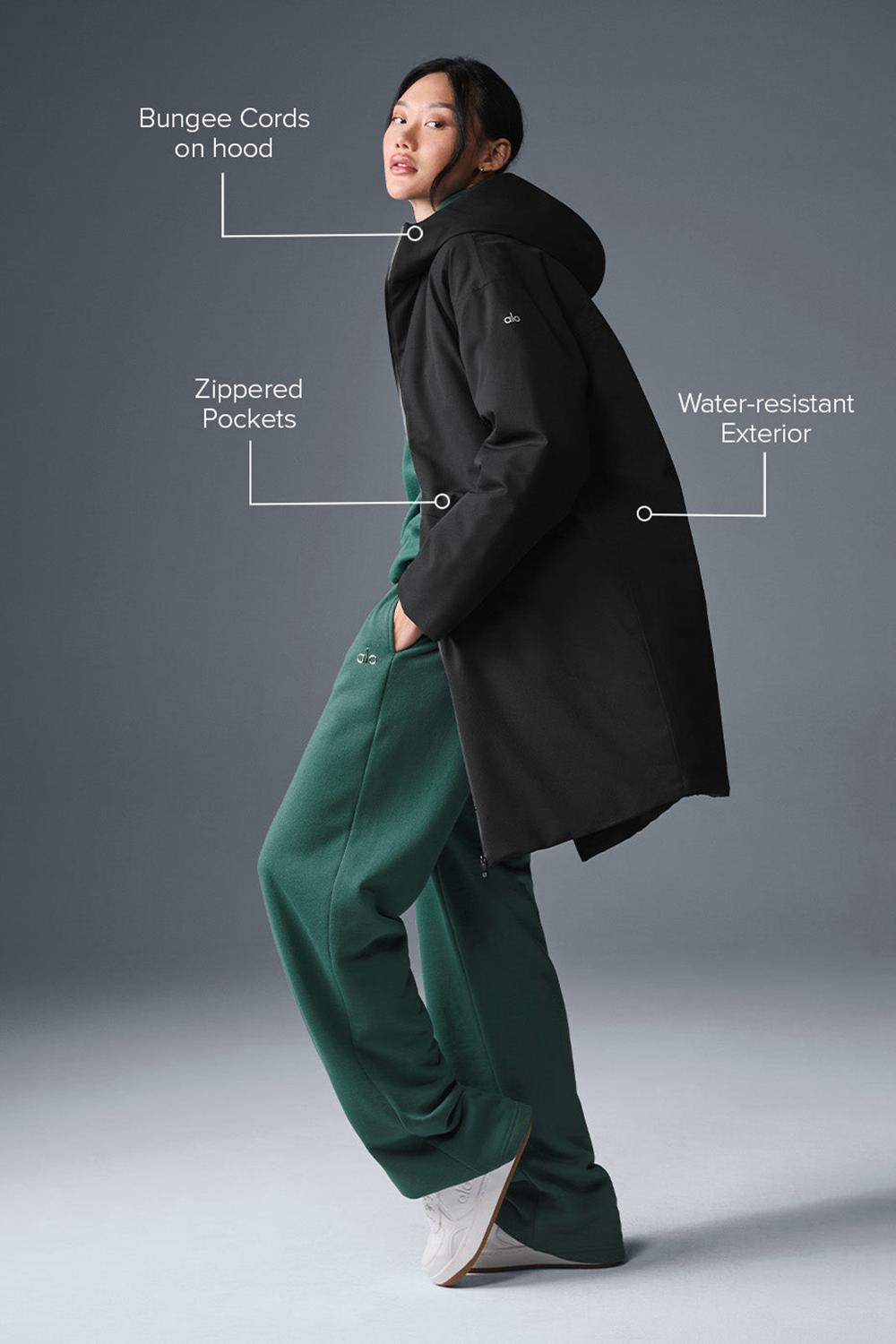 Chamarra Puffer Alo Yoga Rain Or Shine Mujer Negros | Mexico  OIB-729816