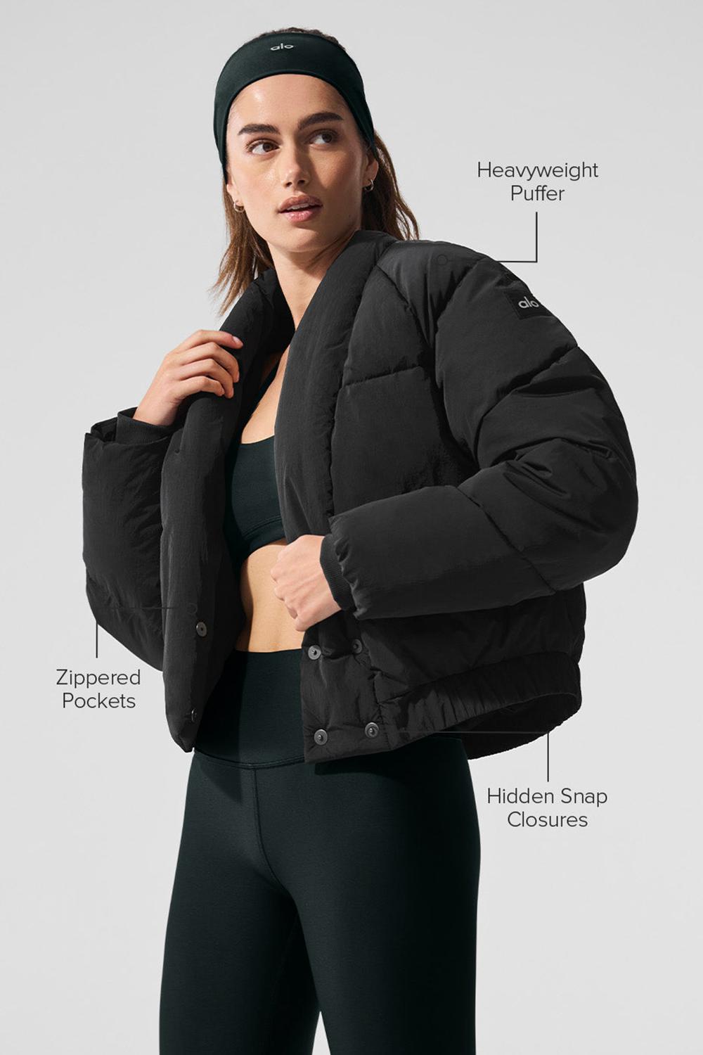 Chamarra Puffer Alo Yoga Stargazing Mujer Negros | Mexico  QXC-415627