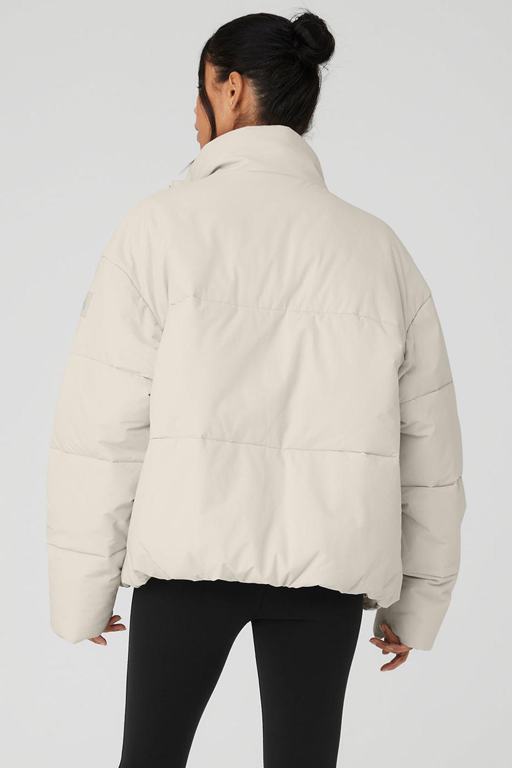 Chamarra Puffer Alo Yoga Stretch Woven Street Mujer Bone | Mexico  XDI-416872