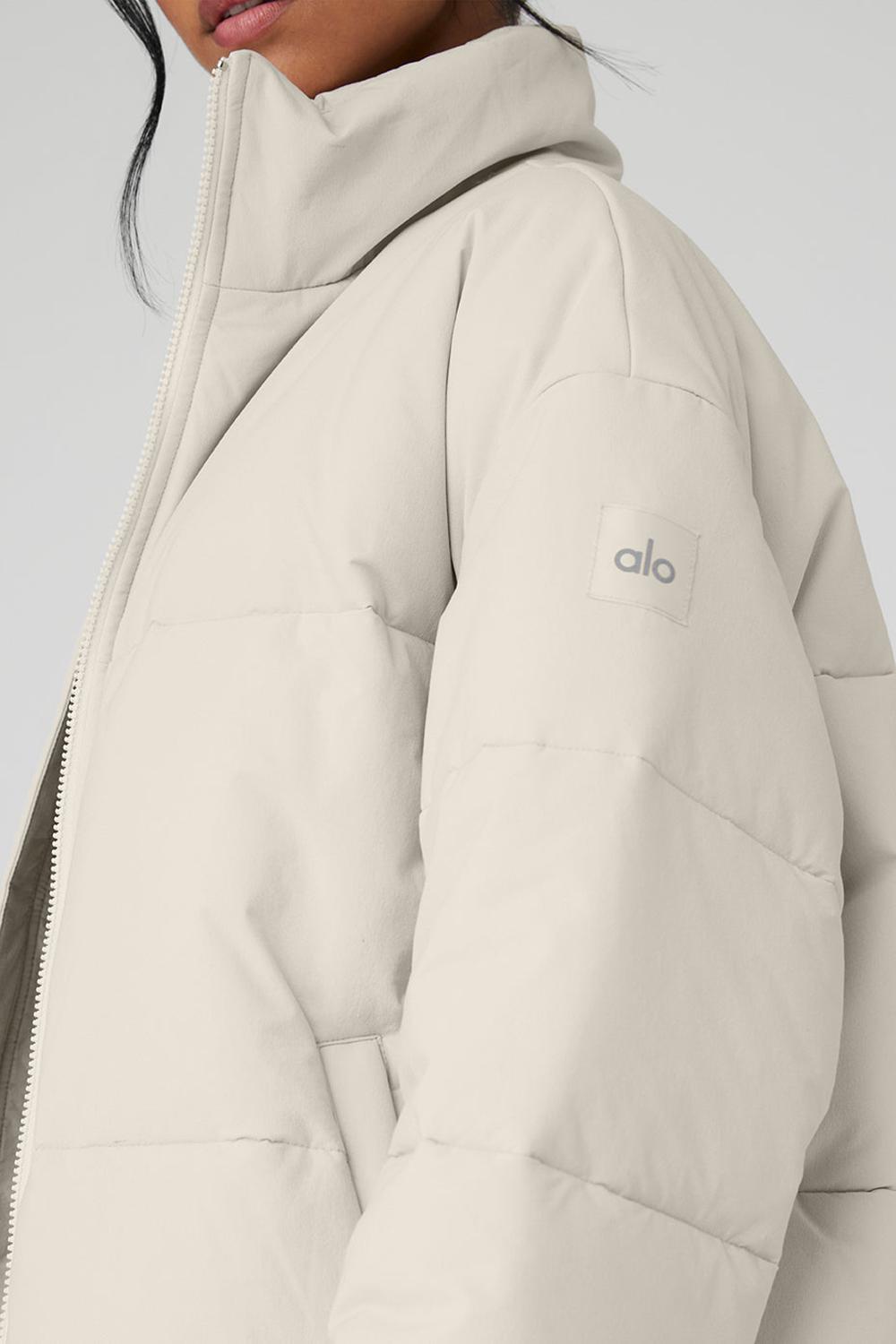 Chamarra Puffer Alo Yoga Stretch Woven Street Mujer Bone | Mexico  XDI-416872