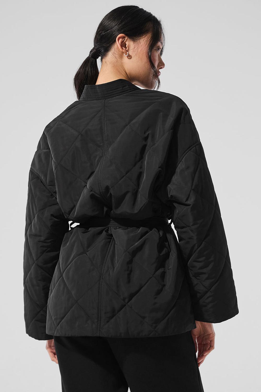 Chamarra Puffer Alo Yoga Urbanite Wrap Mujer Negros | Mexico  ZBT-542913