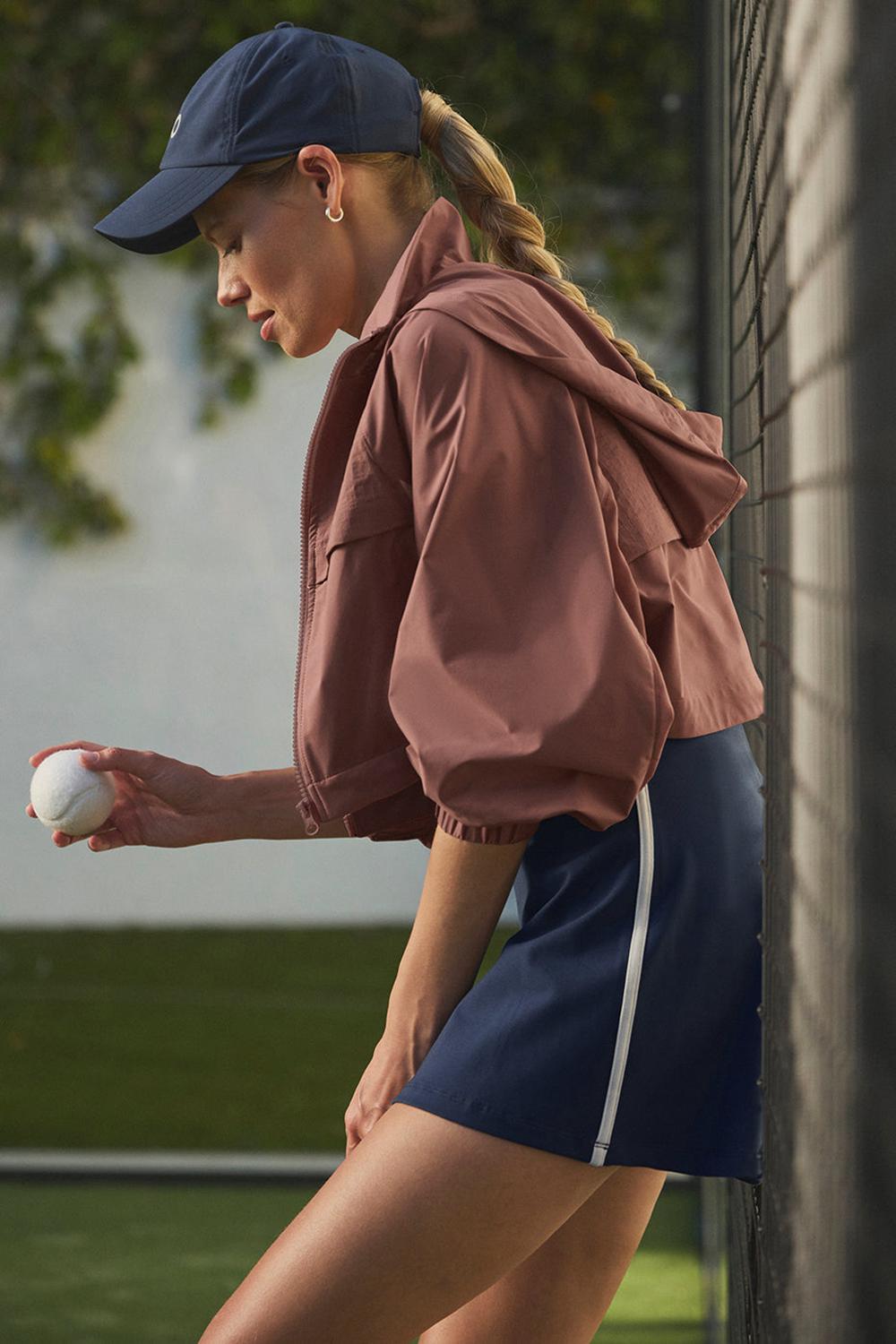 Chamarras Alo Yoga Cropped Playmaker Mujer Chestnut | Mexico  NUR-420783
