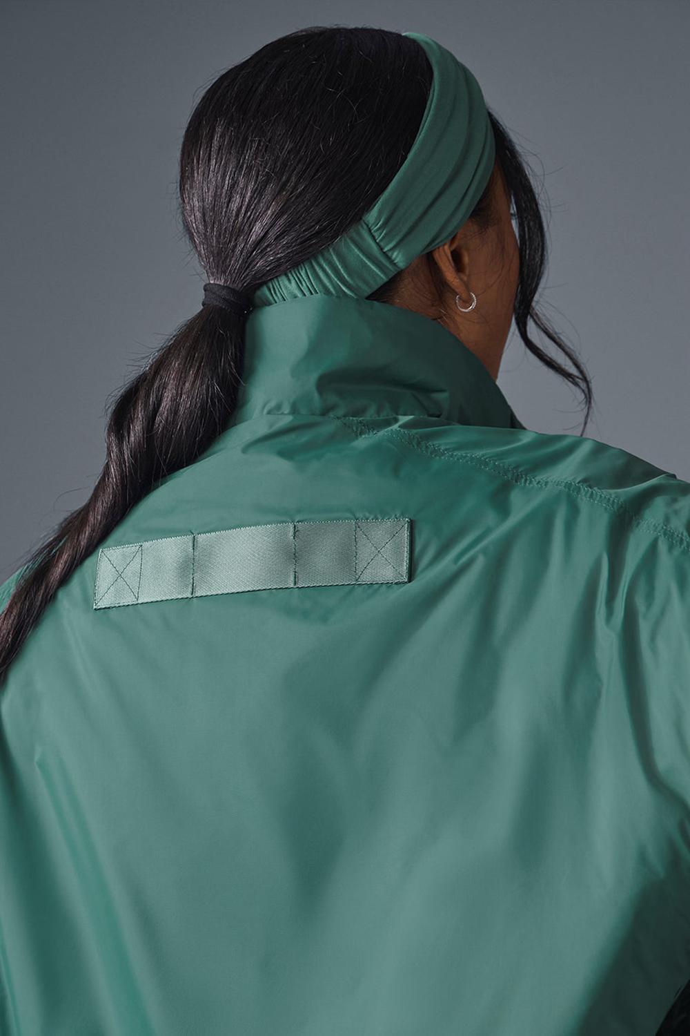 Chamarras Alo Yoga Latitude Light Weight 1/2 Zip Pullover Mujer Winter Ivy | Mexico  LOH-560839