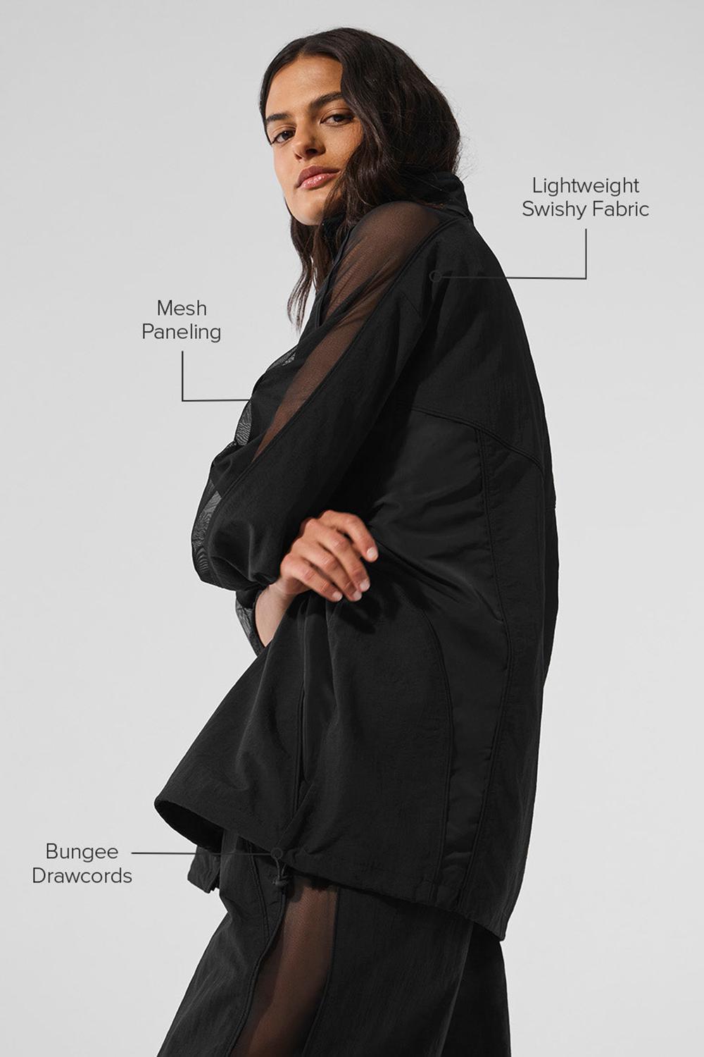 Chamarras Alo Yoga Origin Full-Zip Track Mujer Negros | Mexico  ZOB-936518