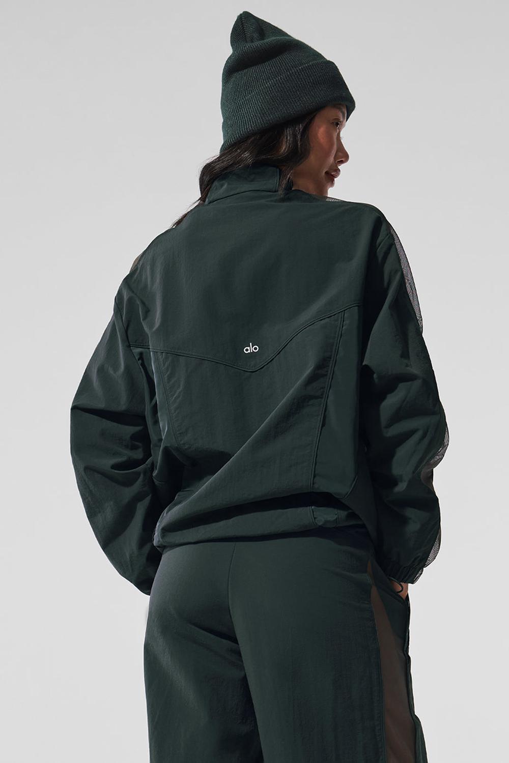Chamarras Alo Yoga Origin Full-Zip Track Mujer Verdes | Mexico  WIM-715498
