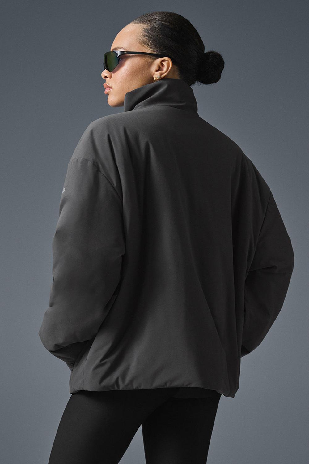 Chamarras Alo Yoga Stretch Woven Notable Mujer Anthracite | Mexico  NCQ-357108