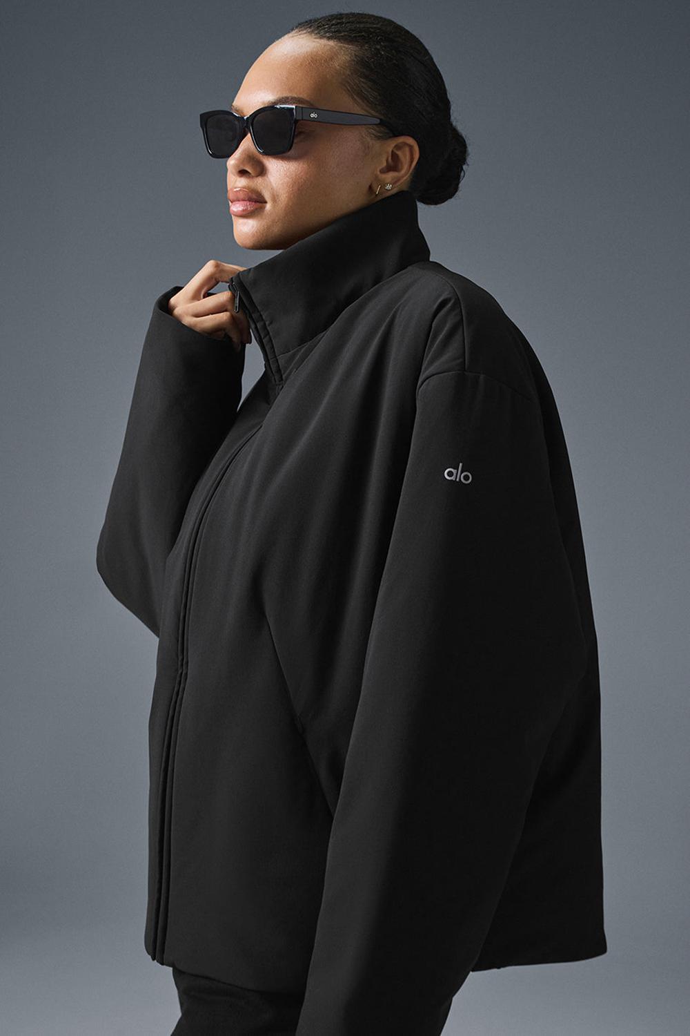 Chamarras Alo Yoga Stretch Woven Notable Mujer Negros | Mexico  QXN-396185