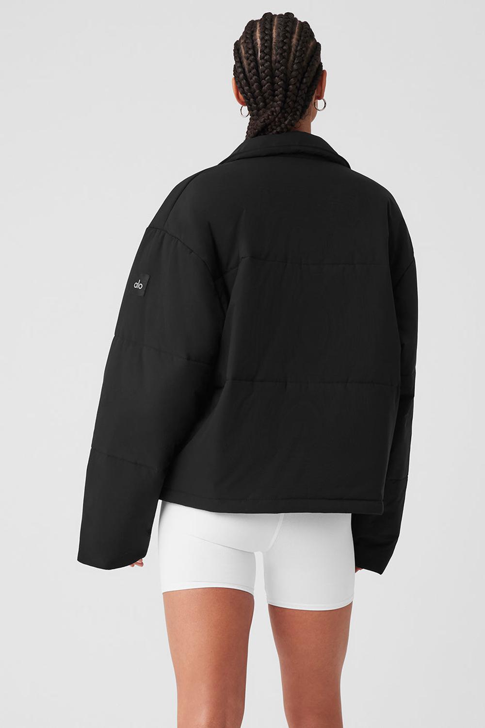 Chamarras Alo Yoga Voyage Utility Cargo Mujer Negros | Mexico  NGR-736120