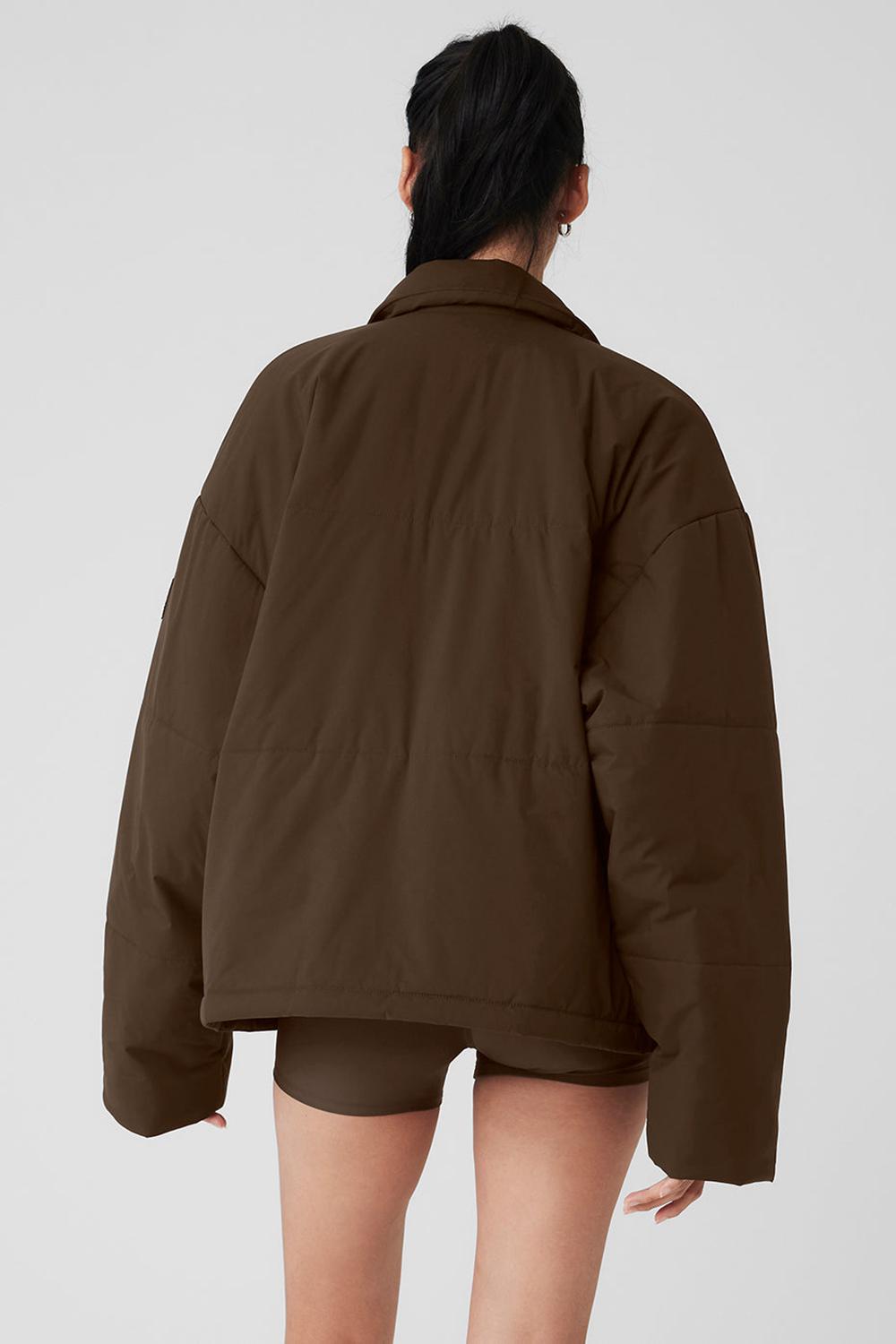 Chamarras Alo Yoga Voyage Utility Cargo Mujer Espresso | Mexico  BJS-658102