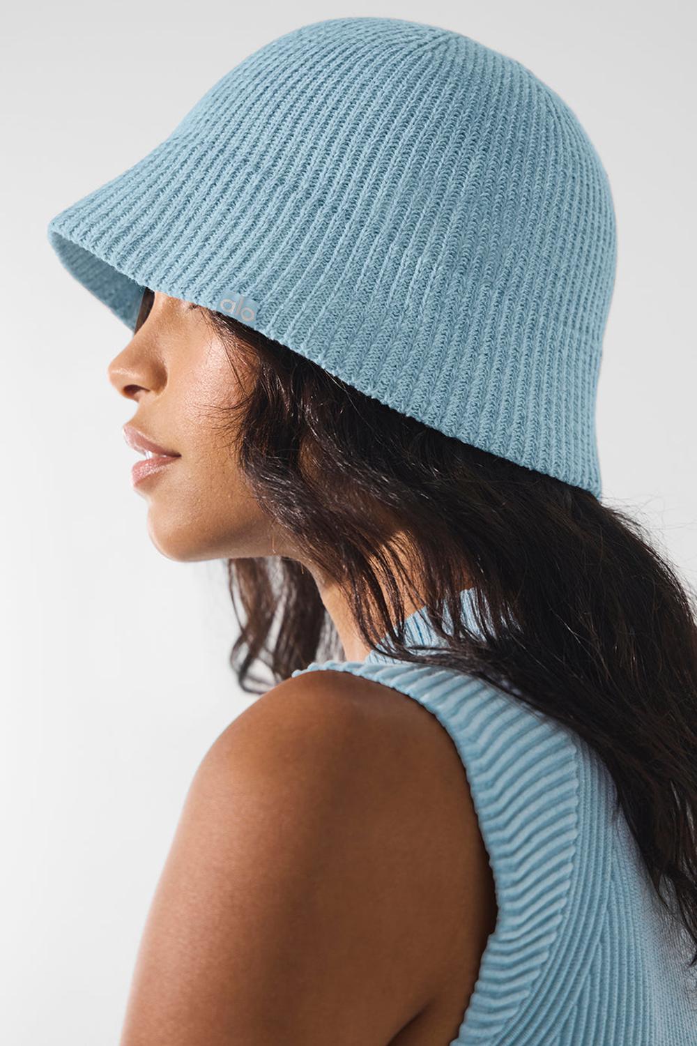 Cloche Alo Yoga Denim Knit Hombre Azules Azules Azules | Mexico  SIC-314527