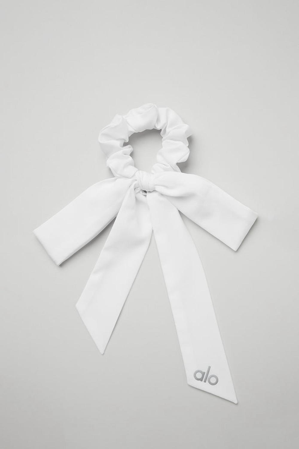 Coletero Alo Yoga Love Knots Tie Mujer Blancos | Mexico  RJZ-810395