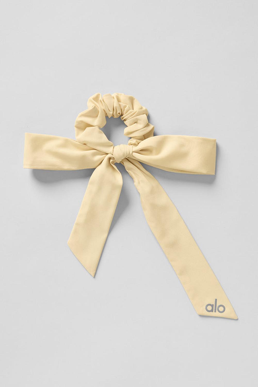 Coletero Alo Yoga Love Knots Tie Mujer Warm Butter | Mexico  BLD-165387