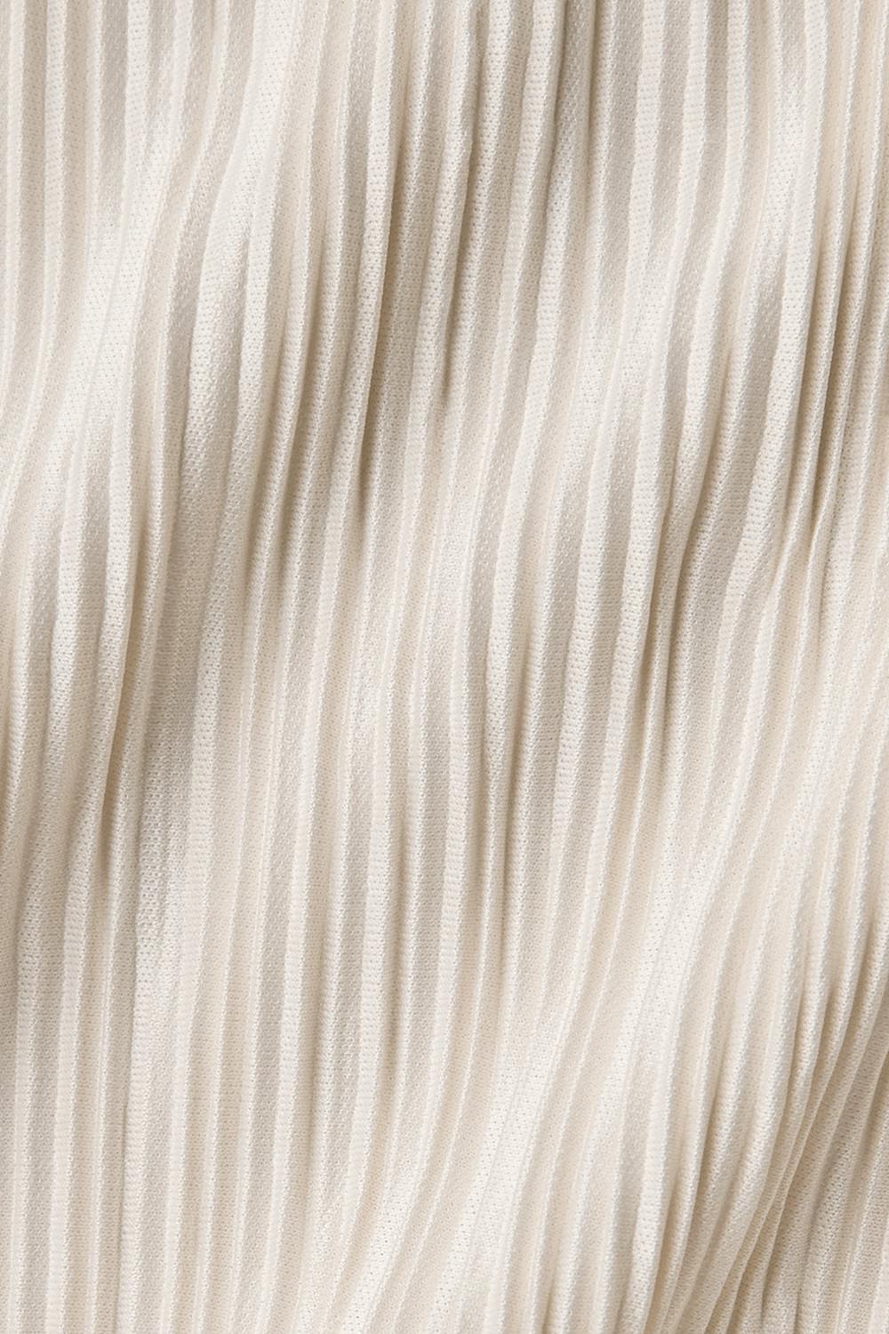 Coletero Alo Yoga Micro Plisse Oversize Mujer Oat Milk | Mexico  LOQ-413589