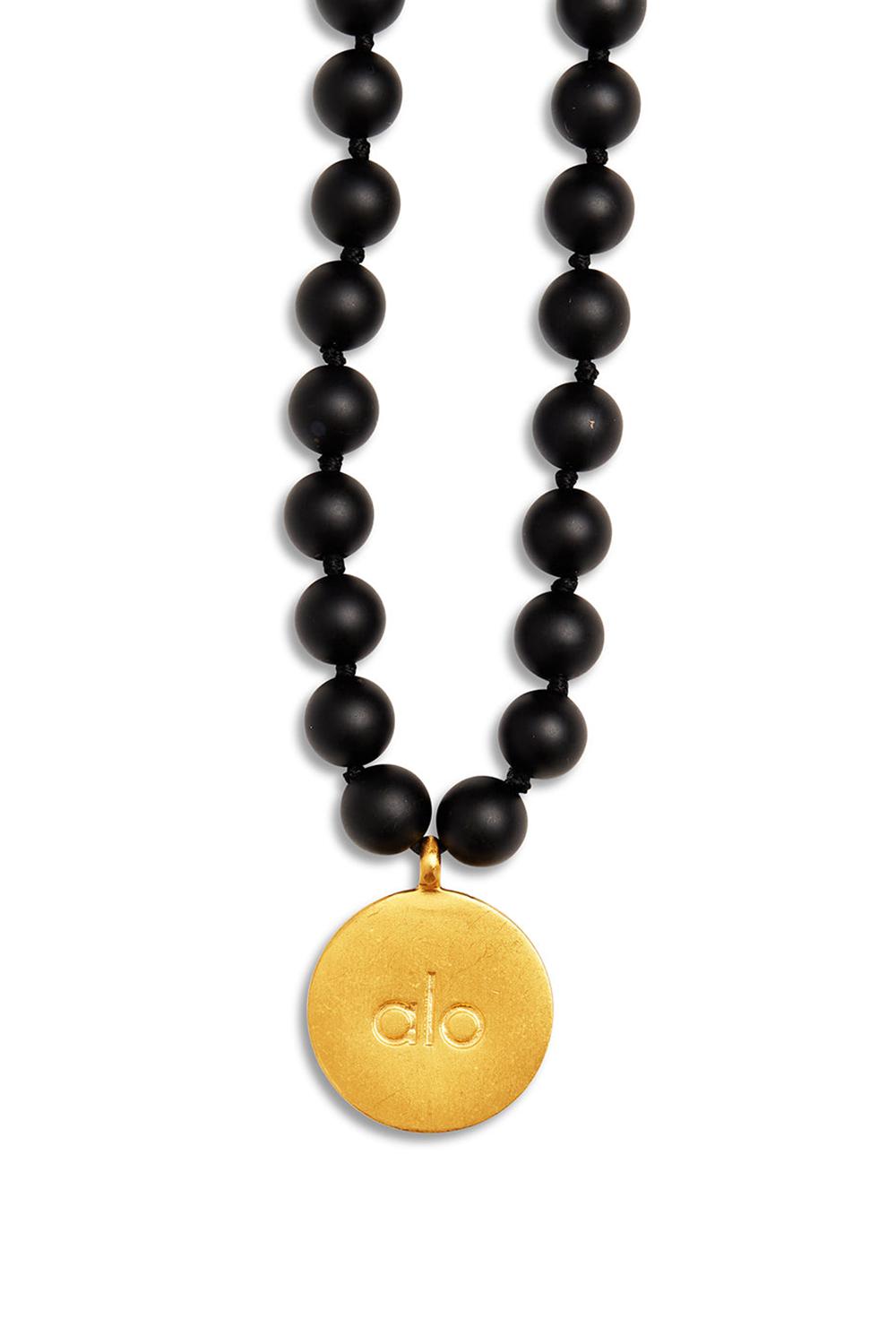 Collares Alo Yoga Black Onyx Mala Hombre Negros | Mexico  YBD-569847