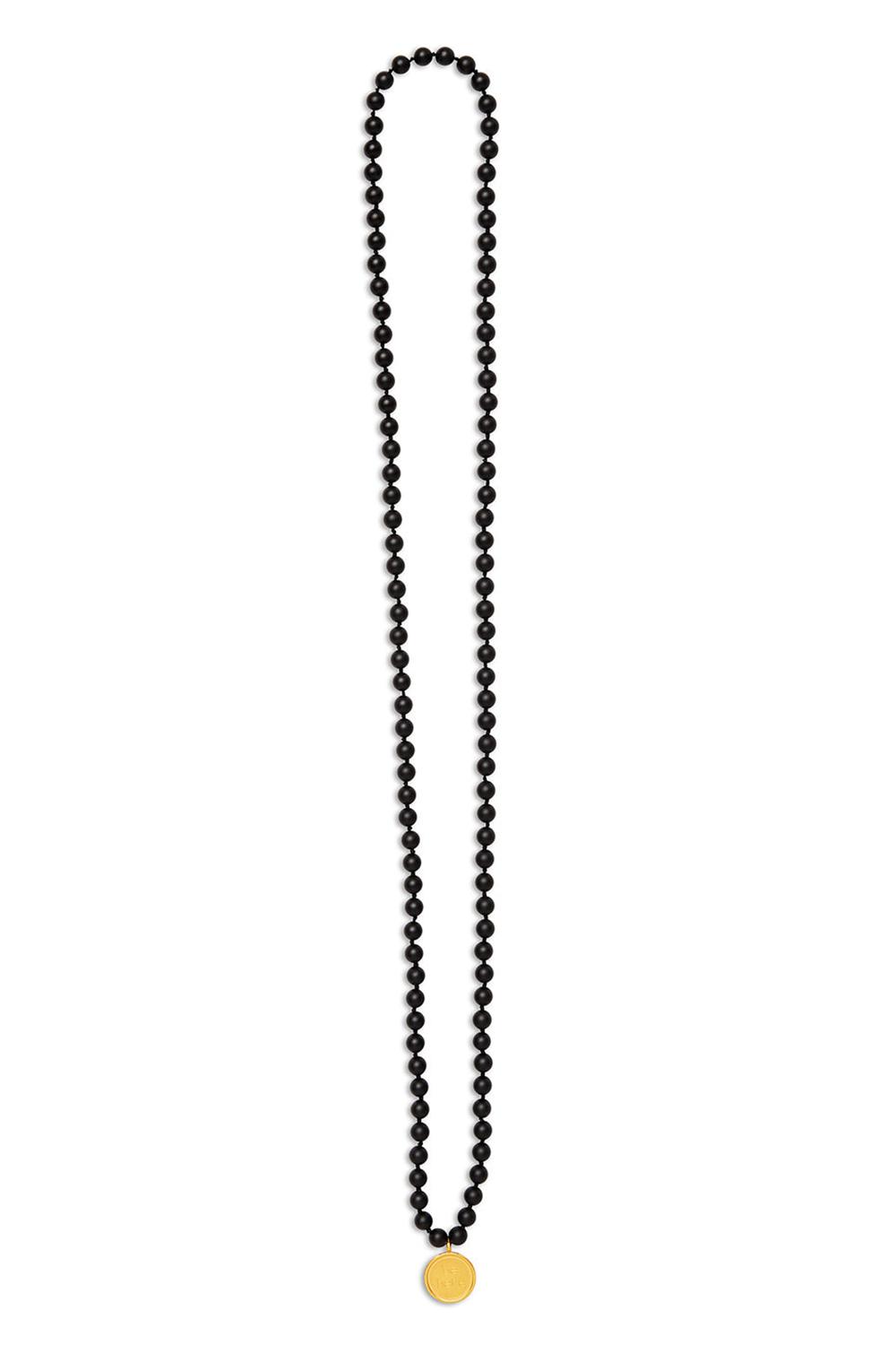 Collares Alo Yoga Black Onyx Mala Hombre Negros | Mexico  YBD-569847