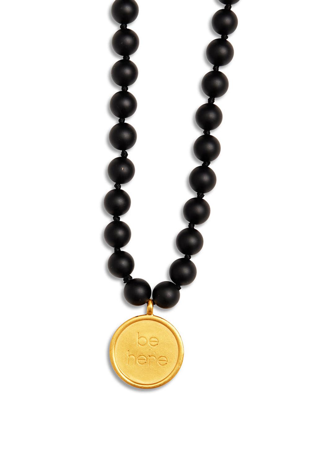 Collares Alo Yoga Black Onyx Mala Hombre Negros | Mexico  YBD-569847
