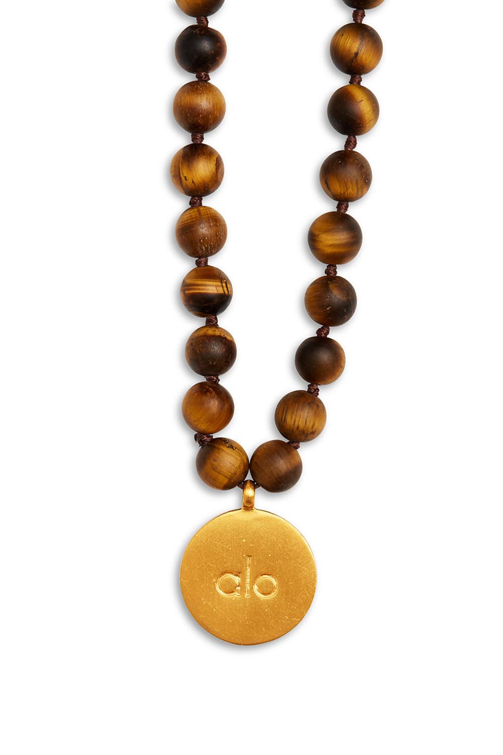 Collares Alo Yoga Tiger’s Eye Mala Mujer Marrom | Mexico  SUQ-096712