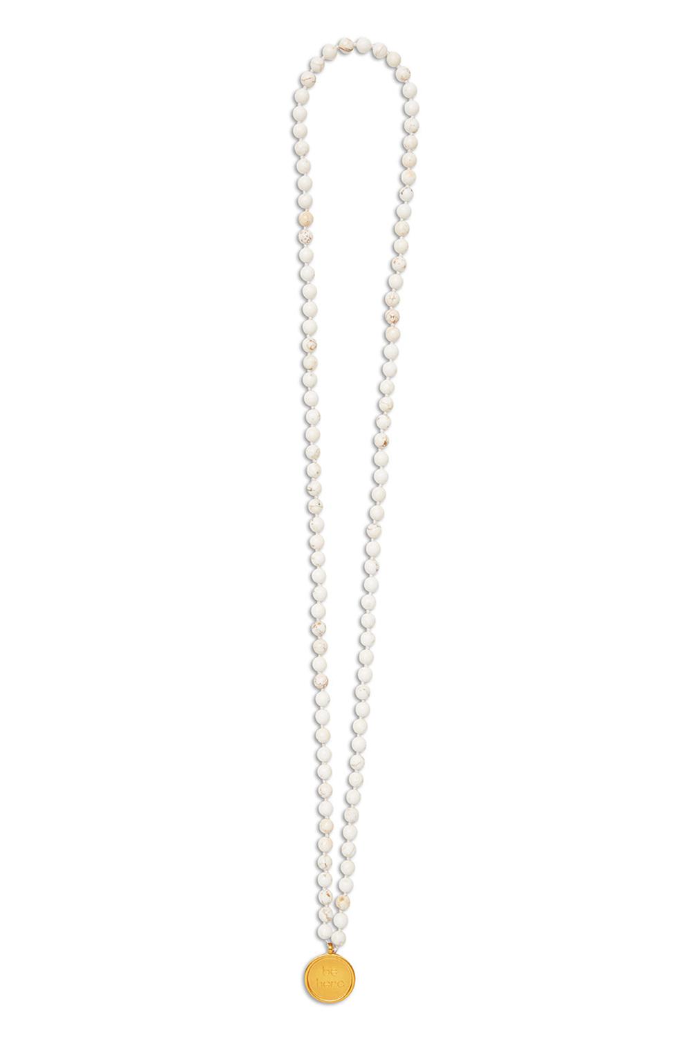 Collares Alo Yoga White Turquoise Mala Hombre Blancos | Mexico  QCJ-965320