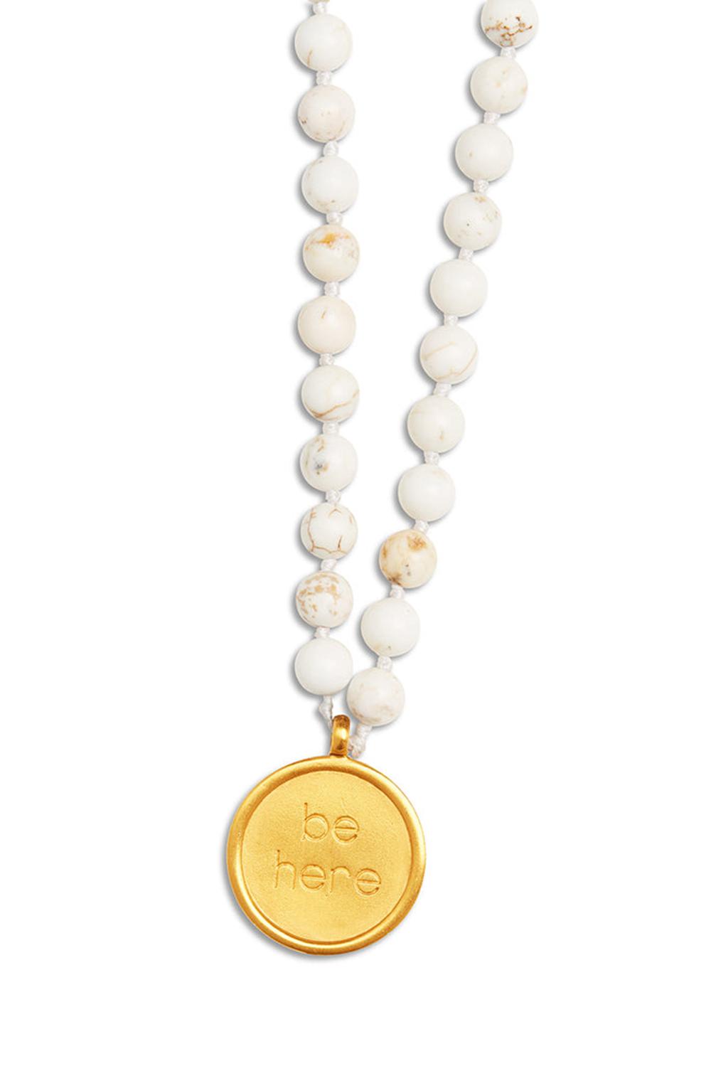 Collares Alo Yoga White Turquoise Mala Hombre Blancos | Mexico  QCJ-965320
