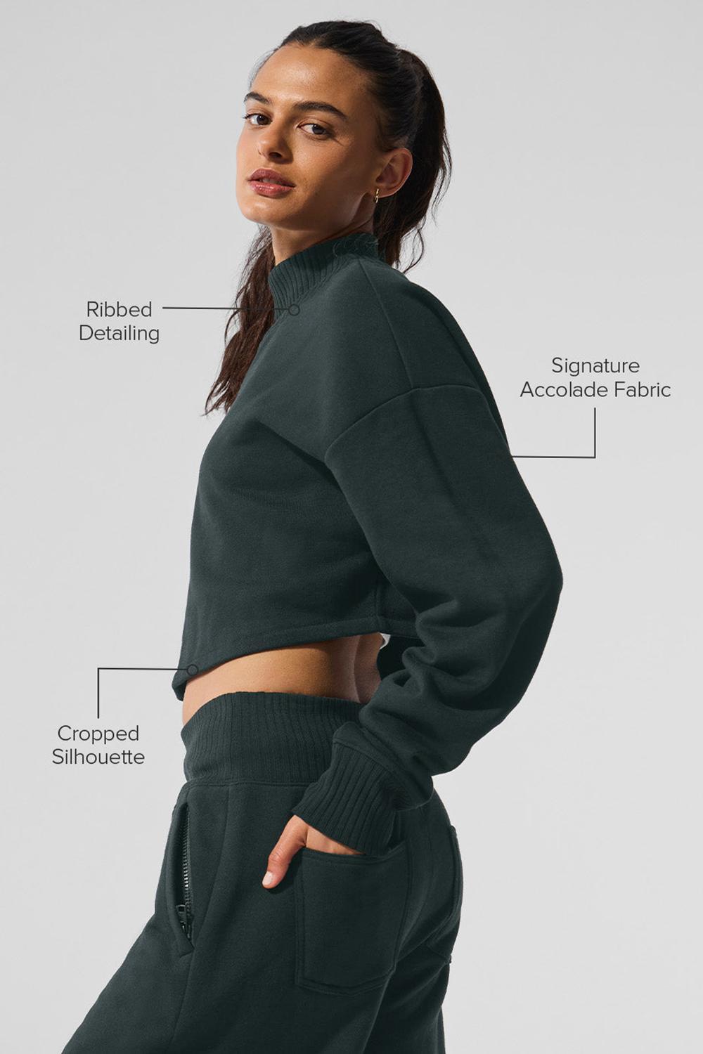 Coverup Alo Yoga Cropped Serenity Mujer Verdes | Mexico  HDT-681475