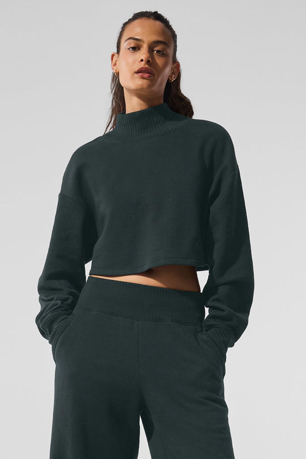 Coverup Alo Yoga Cropped Serenity Mujer Verdes | Mexico  HDT-681475