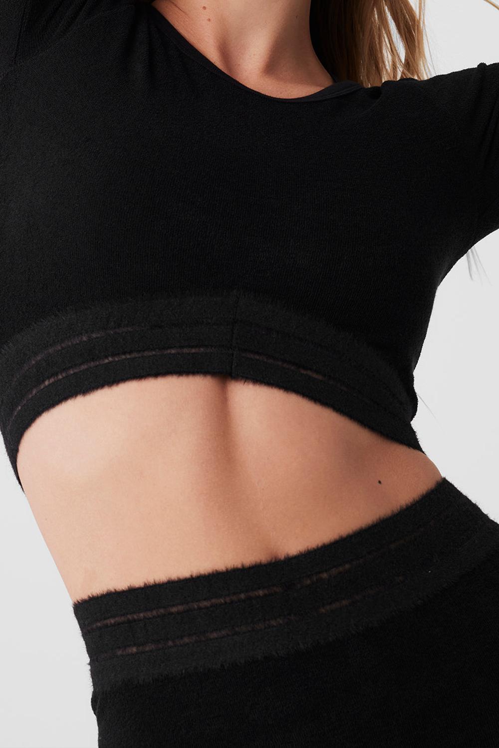 Coverup Alo Yoga Seamless Luxe Terry Cuddle Mujer Negros | Mexico  JQS-763240