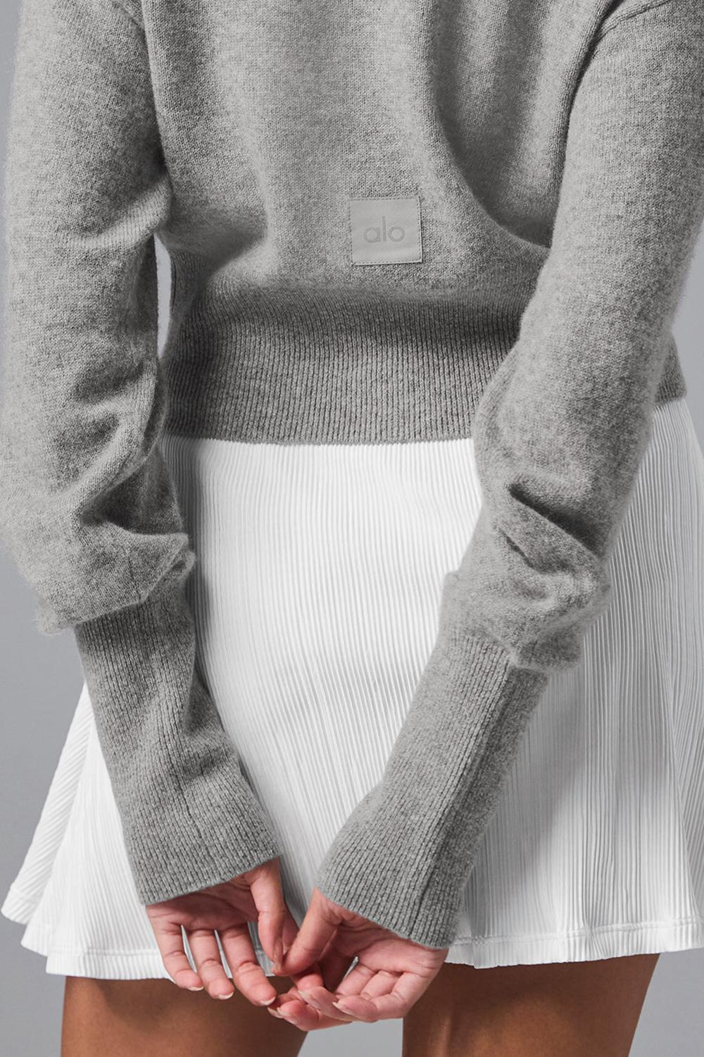 Cárdigan Alo Yoga Cashmere Jet Set Mujer Grises | Mexico  FLY-895671