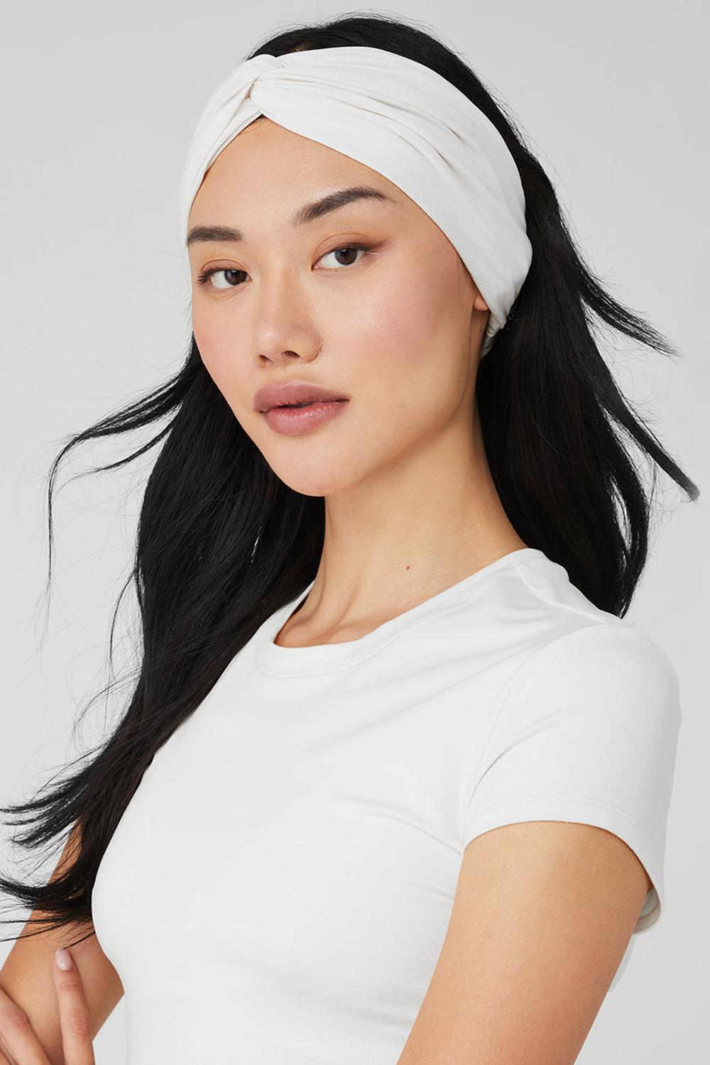Diademas Alo Yoga Alosoft Mujer Blancos | Mexico  VGY-834921
