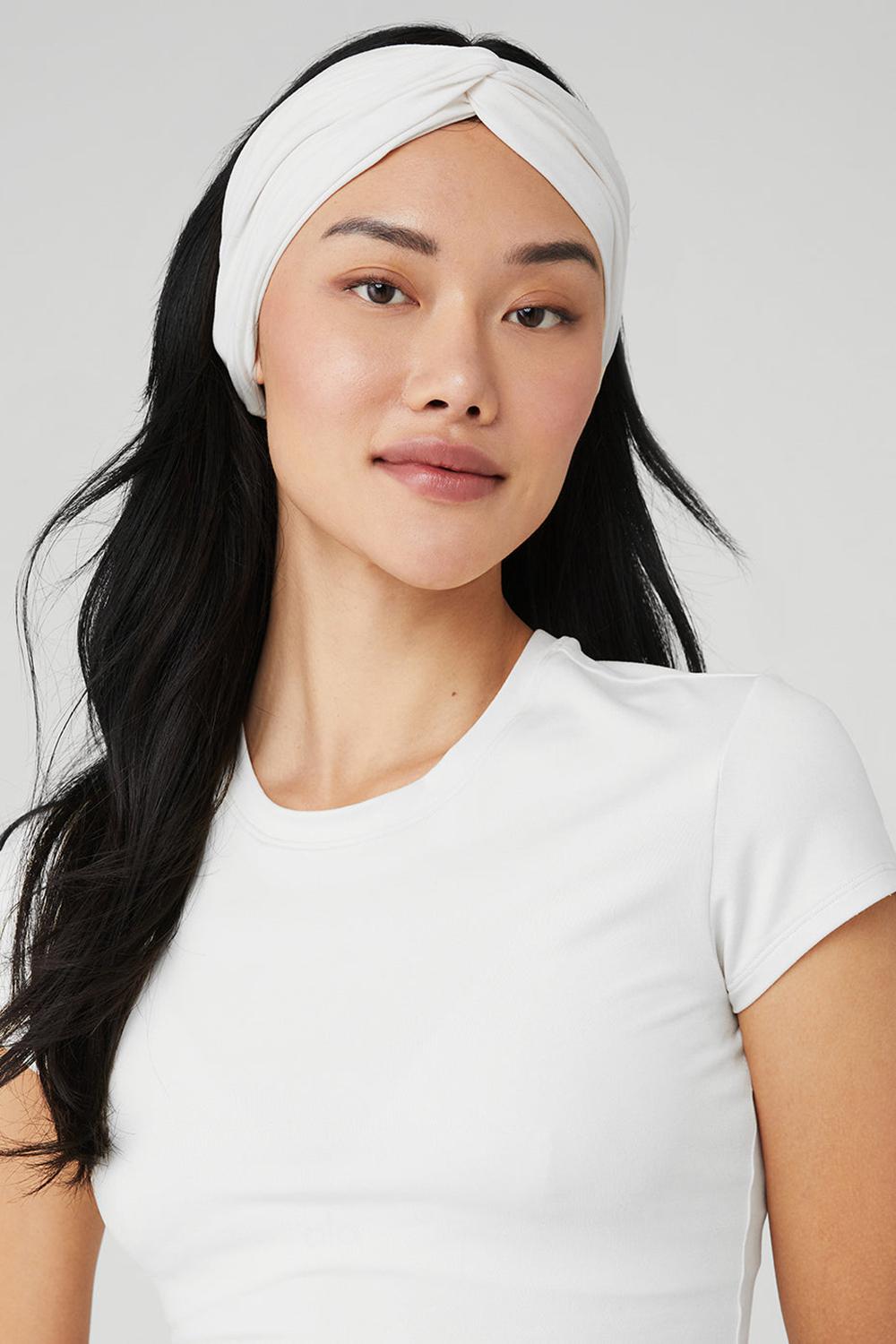 Diademas Alo Yoga Alosoft Mujer Blancos | Mexico  VGY-834921